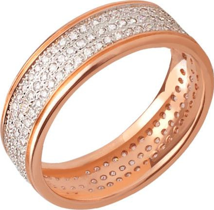 Кольцо из золота c фианитом