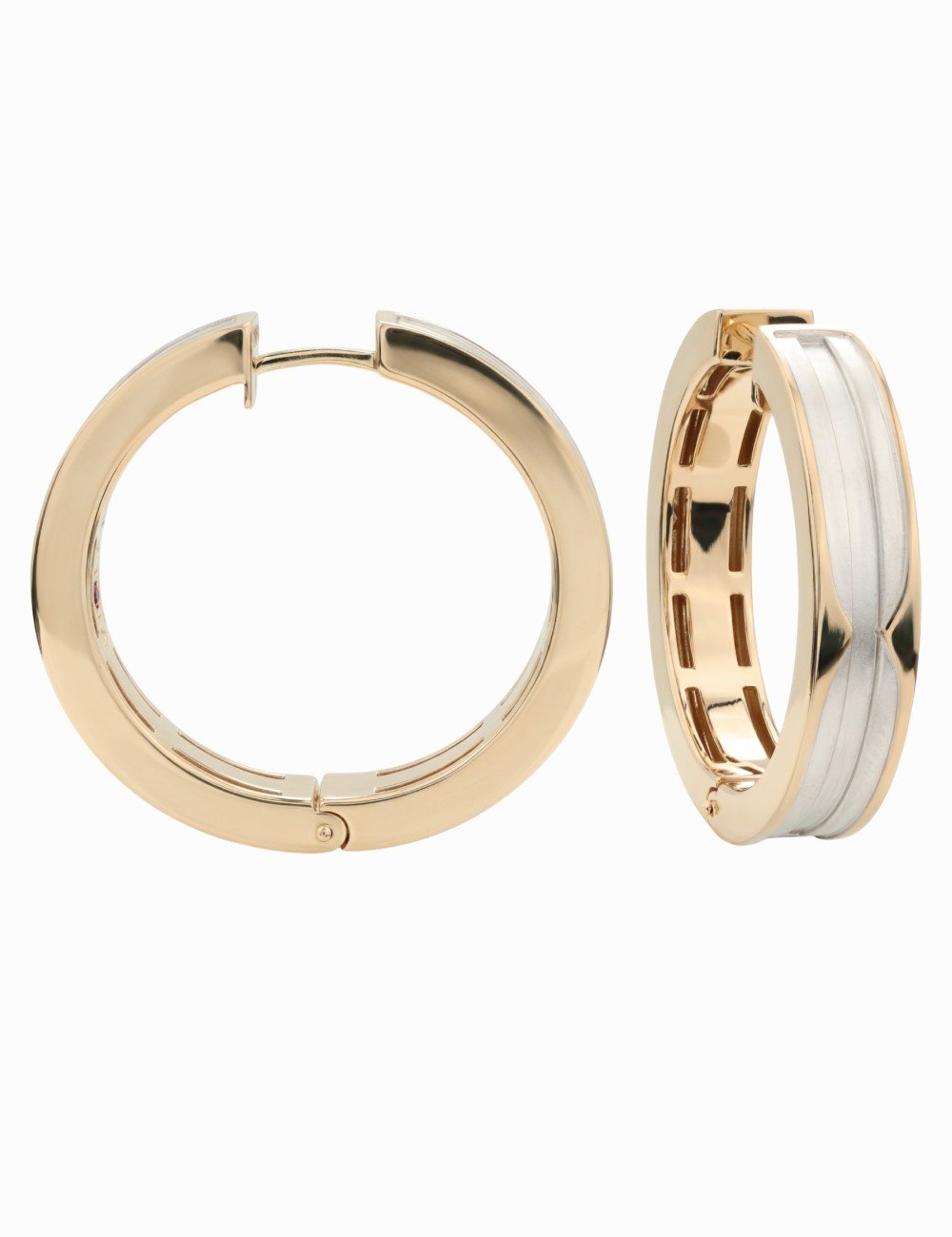 Серьги из золота c рубином