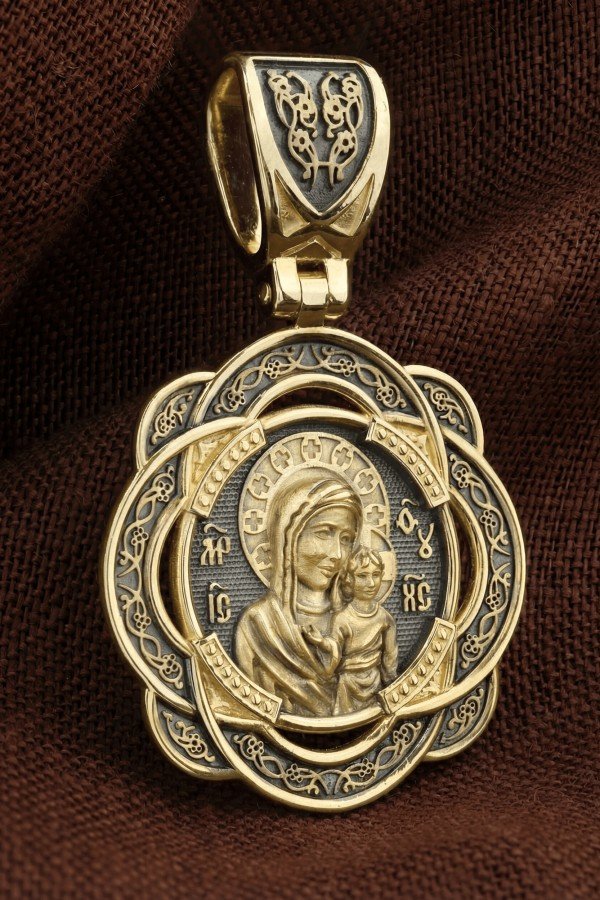 Образок из лимонного золота