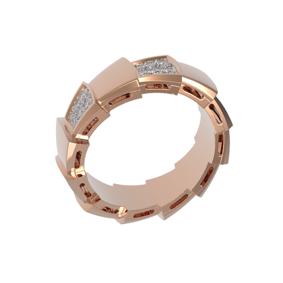 Кольцо из золота c бриллиантами