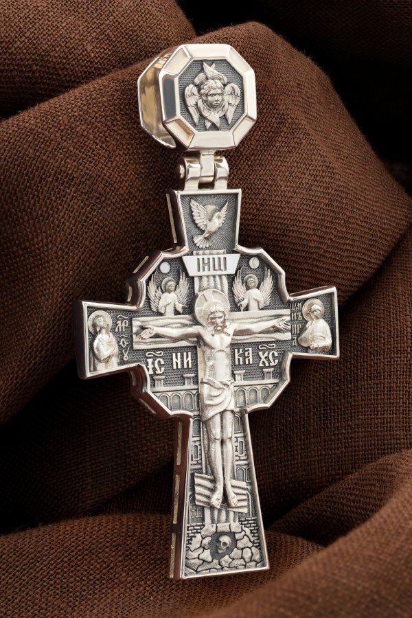 Крест из серебра 925 пробы