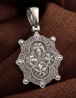 Образок из белого золота