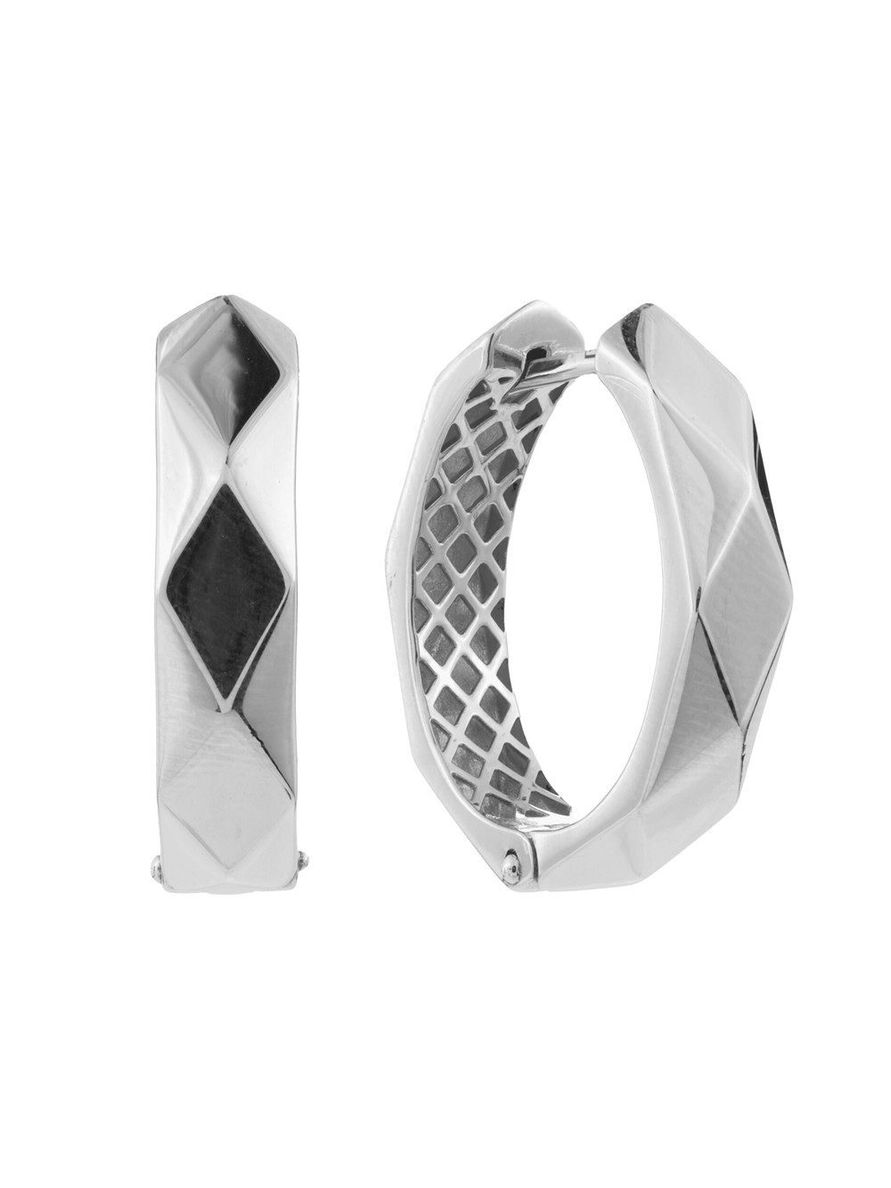 Серьги из белого золота