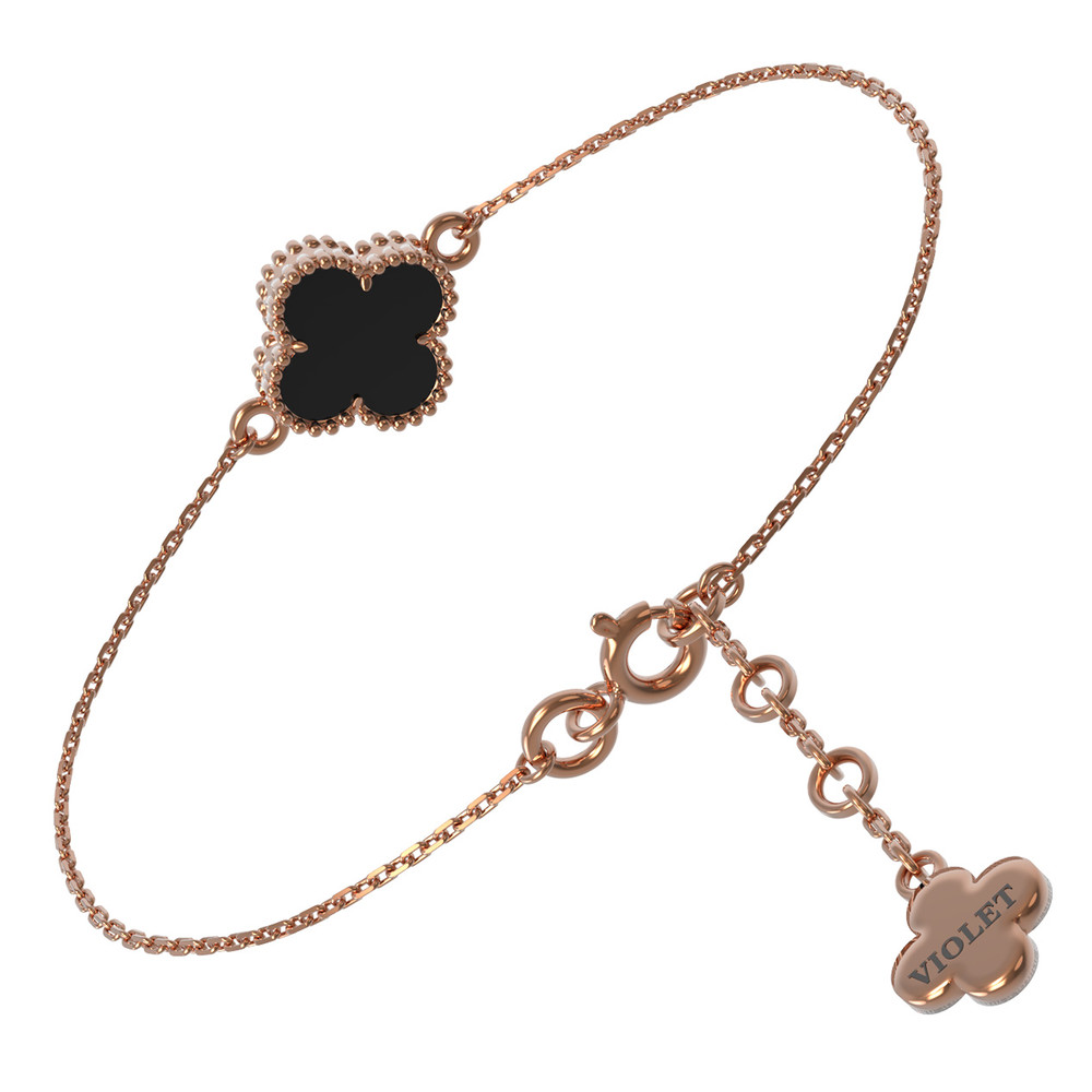 Браслет из золота c ониксом