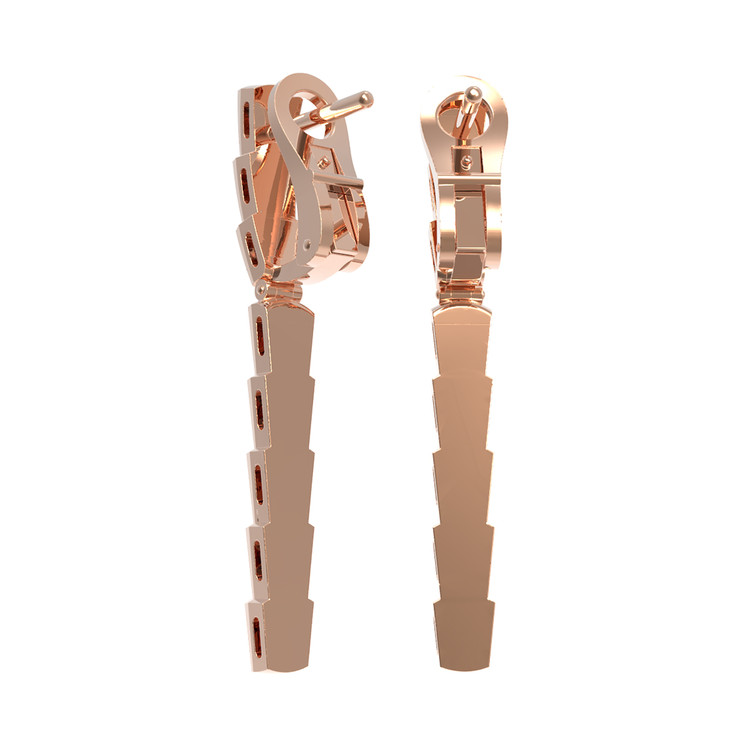 Серьги из золота c перламутром