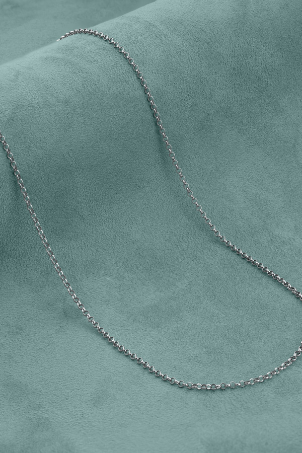 Цепь из белого золота