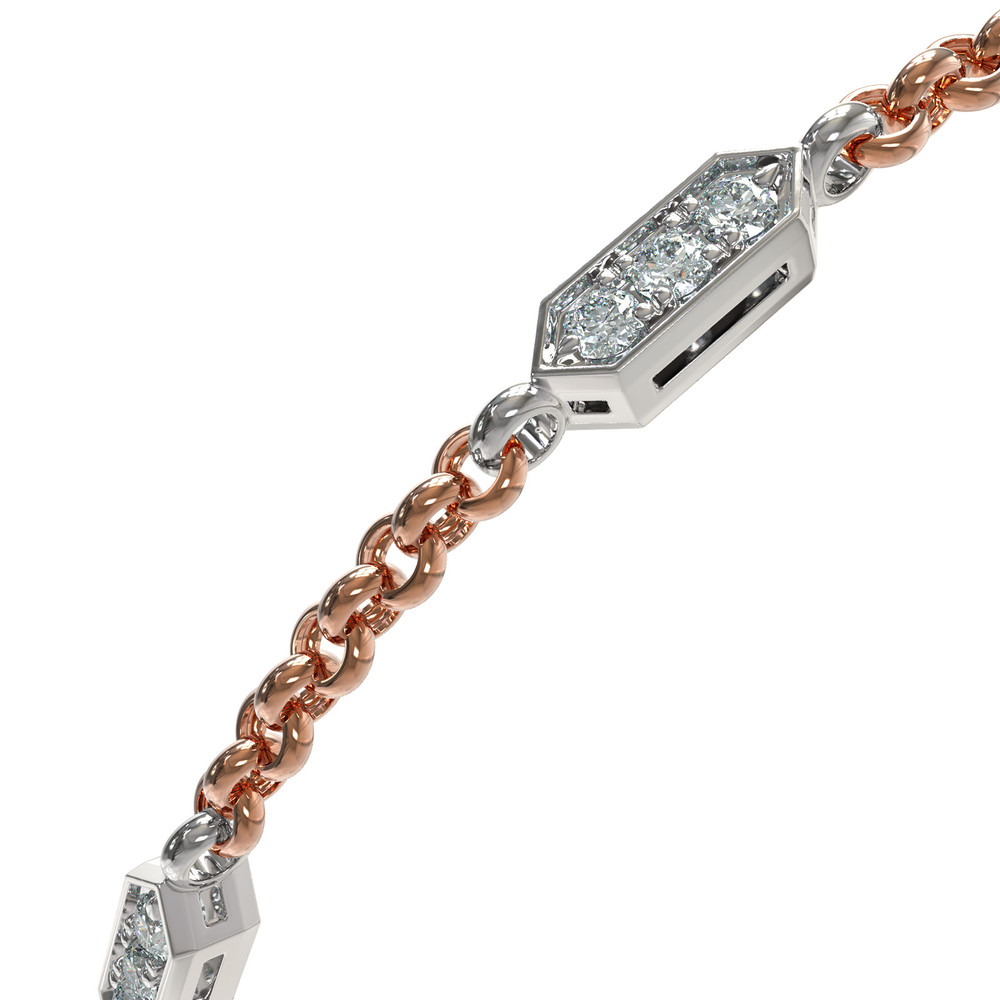 Браслет из золота c бриллиантами