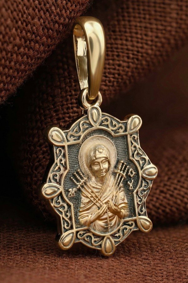 Образок из лимонного золота