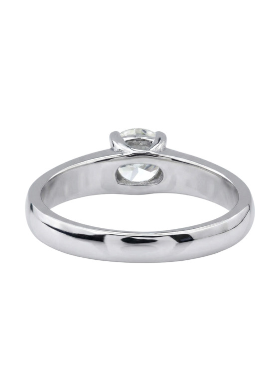 Кольцо из белого золота c бриллиантами