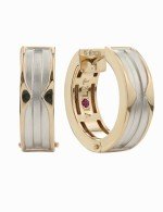 Серьги из золота c рубином