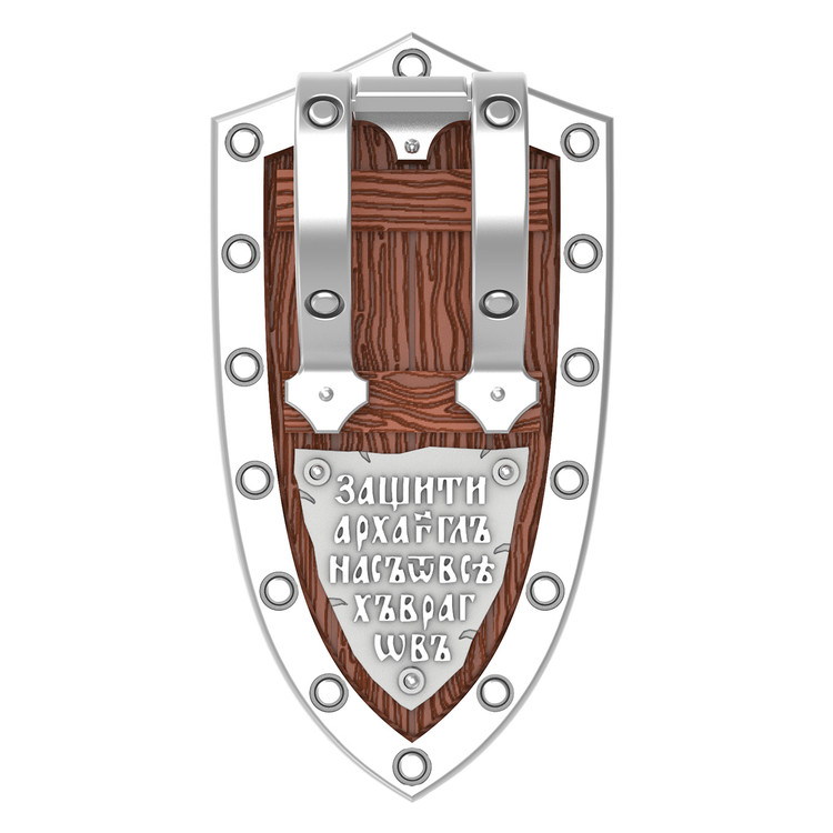 Образок из белого золота c деревом груши