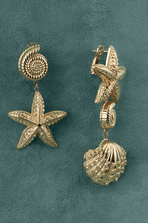 Серьги из золота