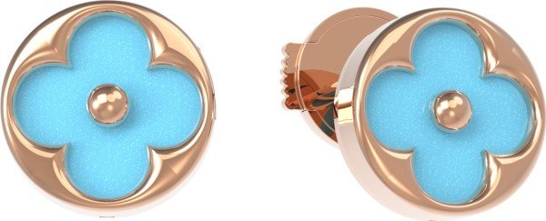 Серьги из золота c бирюзой