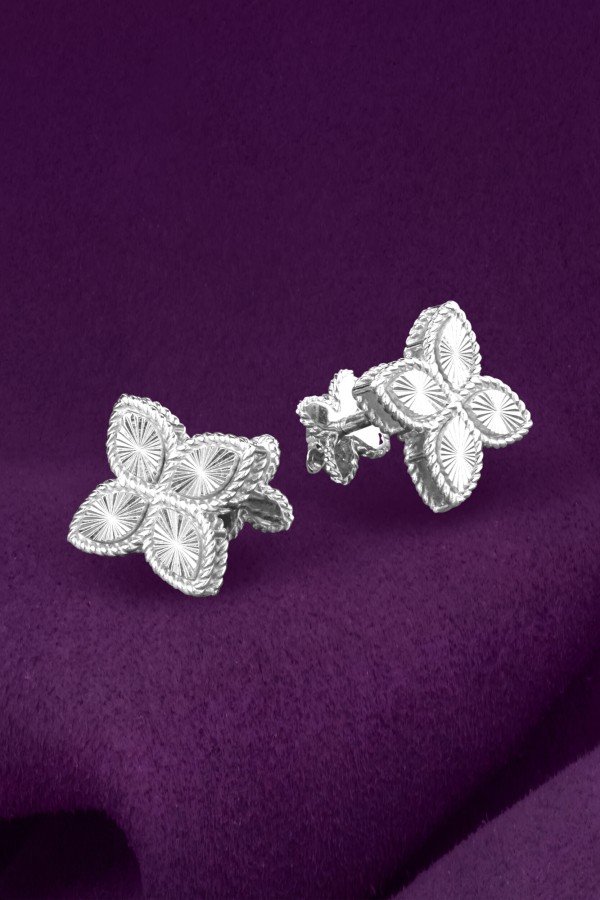 Серьги из белого золота 585 пробы