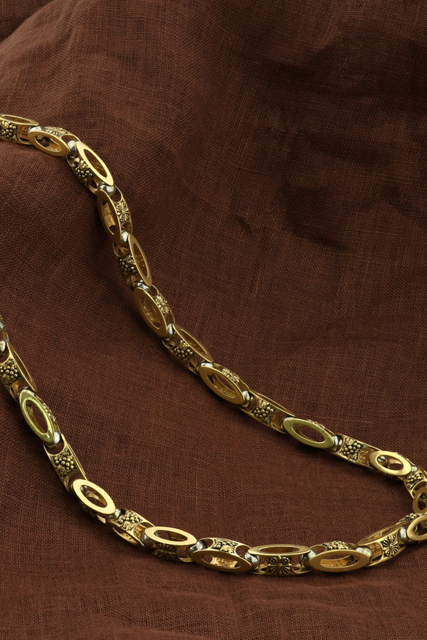 Цепь из лимонного золота