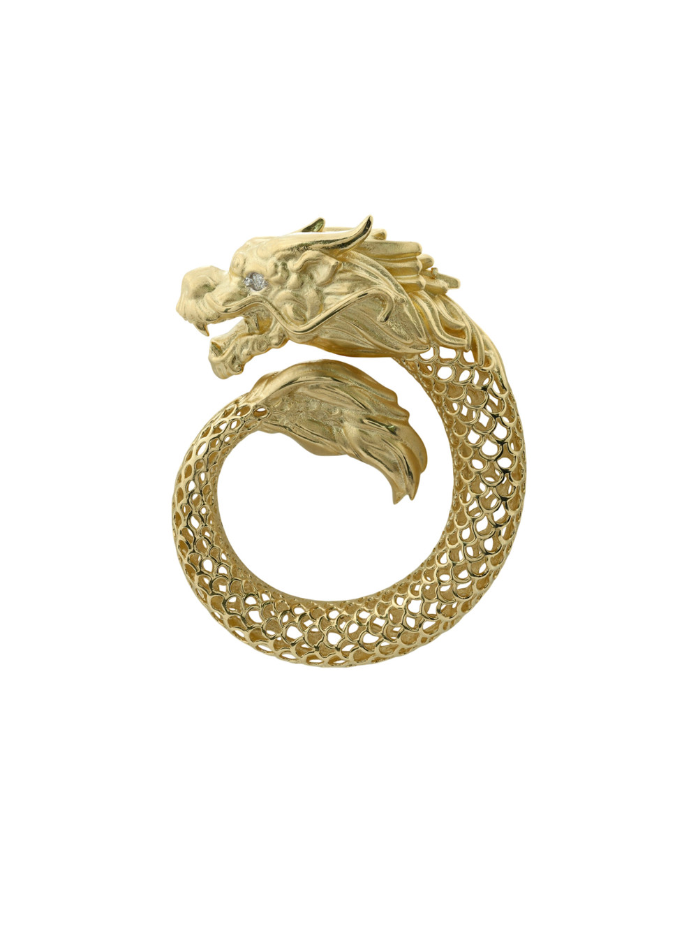 Подвеска из лимонного золота c бриллиантами