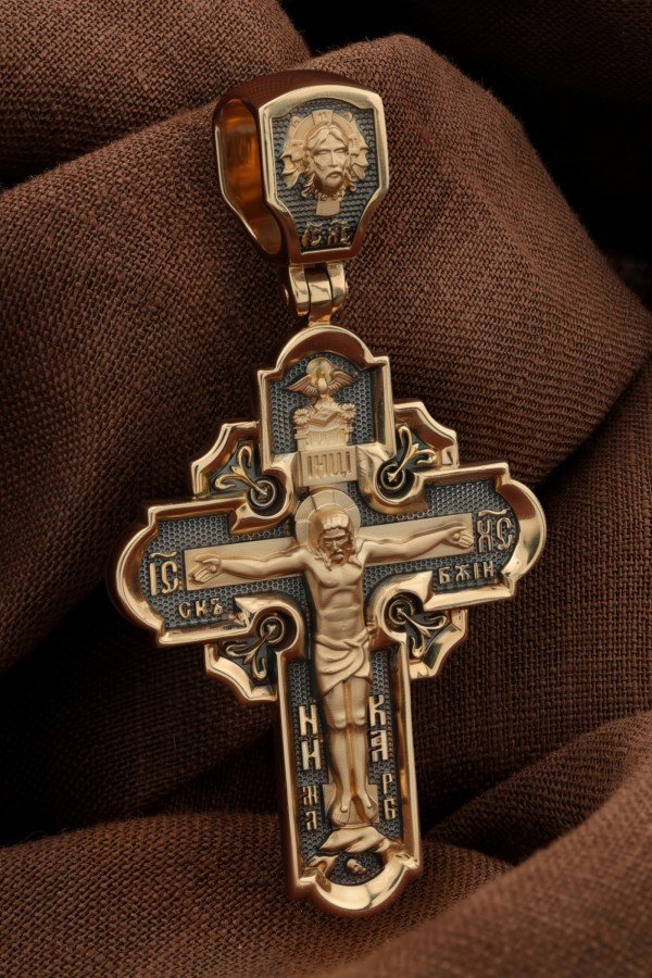 Крест из золота 585 пробы