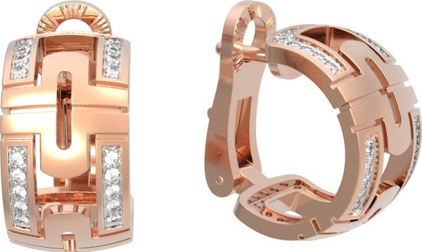 Серьги из золота c бриллиантами