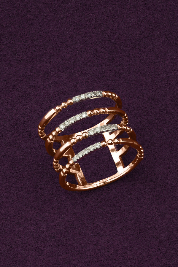 Кольцо из золота c бриллиантами