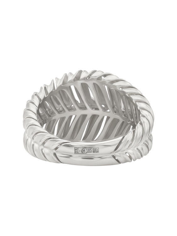 Кольцо из белого золота c бриллиантами