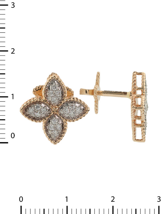 Серьги из золота c бриллиантами