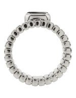 Кольцо из белого золота c ониксом