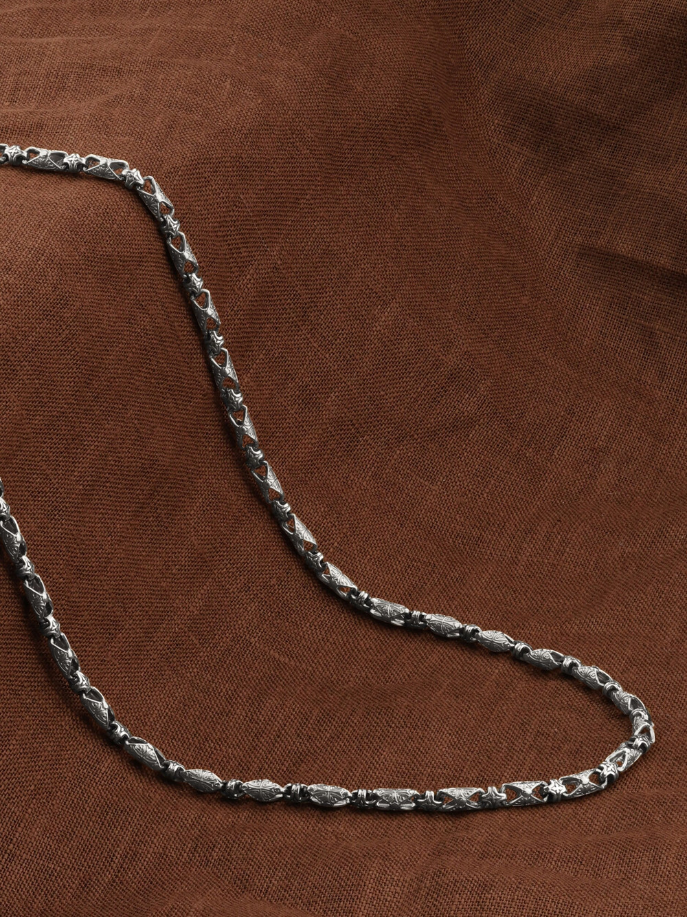 Цепь из белого золота