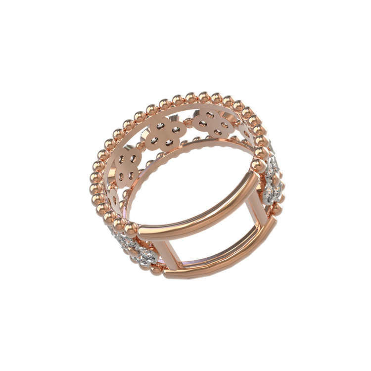 Кольцо из золота c бриллиантами