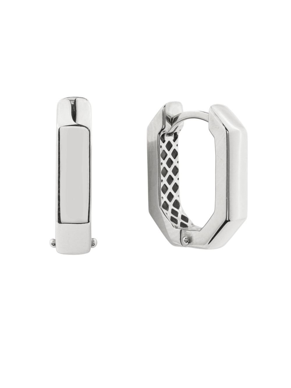 Серьги из белого золота