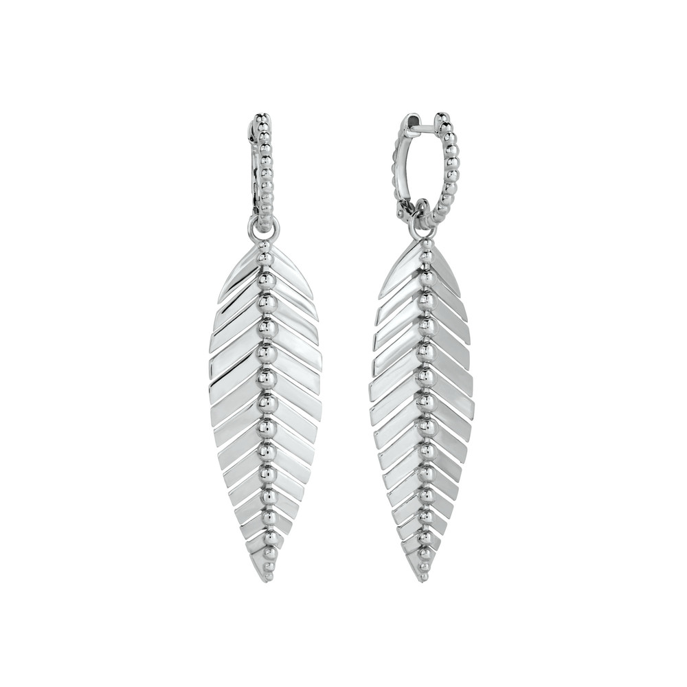 Серьги из белого золота