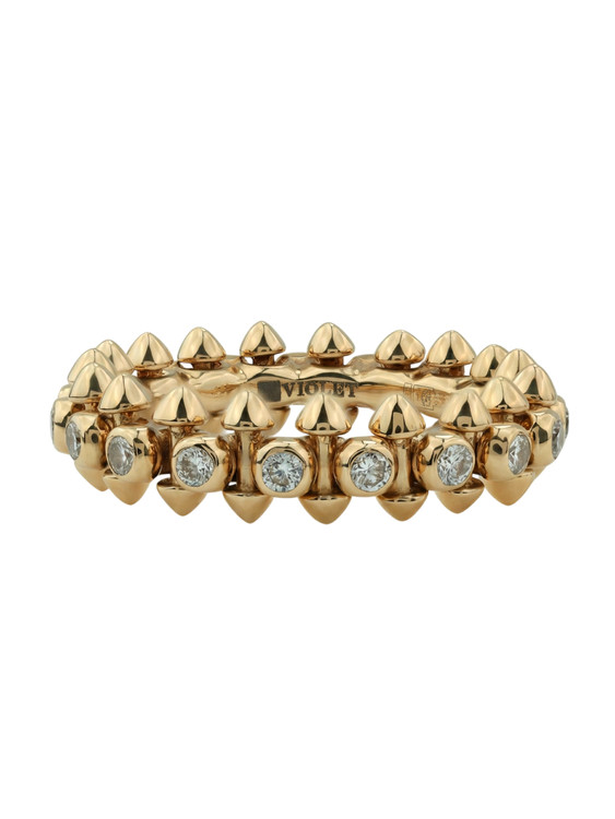 Кольцо из золота c бриллиантами