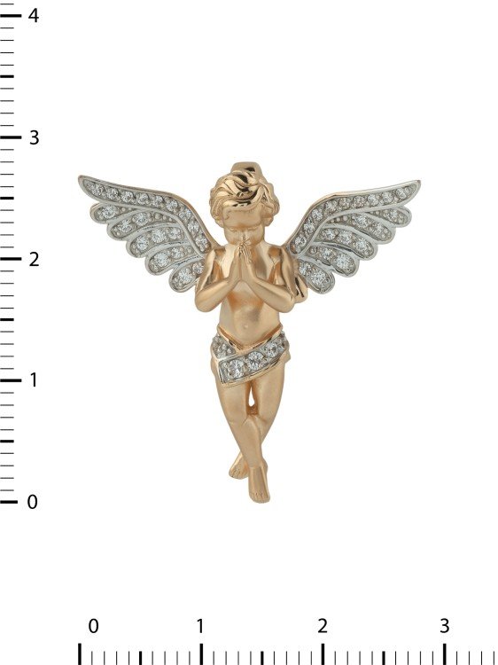 Подвеска из золота c фианитом