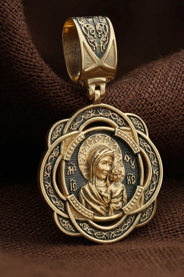 Образок из лимонного золота