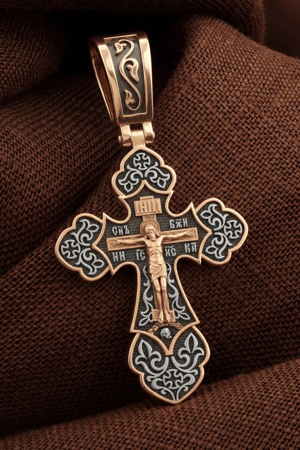 Крест из золота 585 пробы