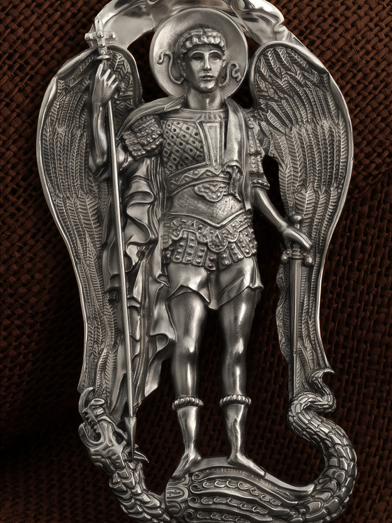 Образок из белого золота