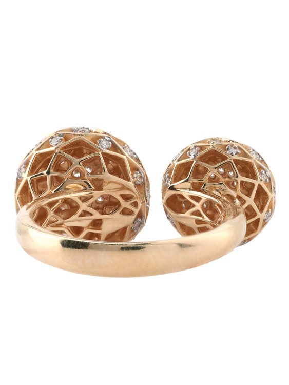 Кольцо из золота c бриллиантами