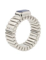 Кольцо из белого золота c лазуритом