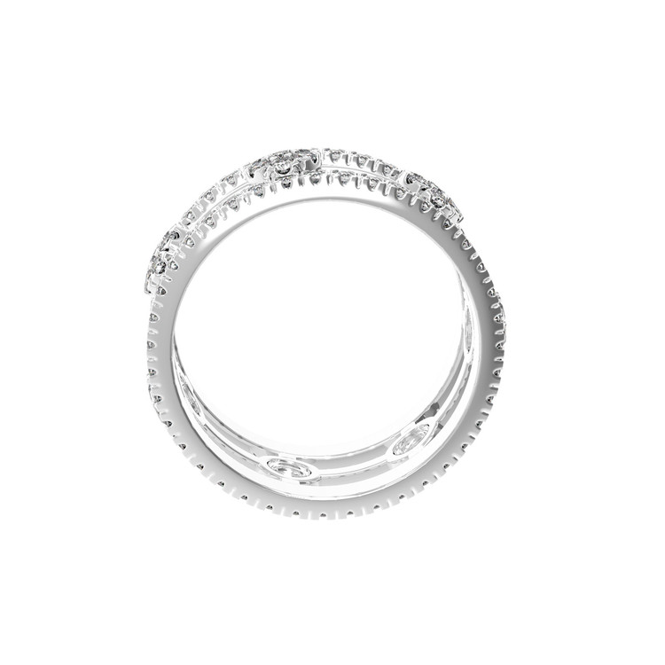 Подвеска из белого золота c бриллиантами