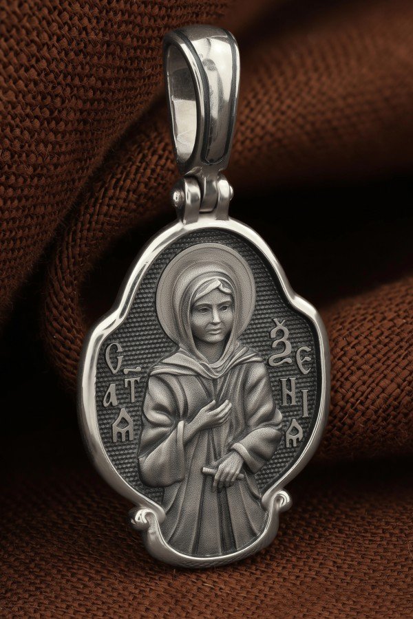 Образок из белого золота