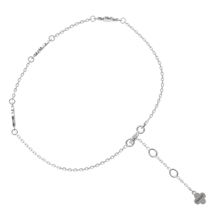 Браслет из белого золота c бриллиантами