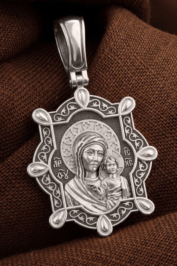 Образок из белого золота