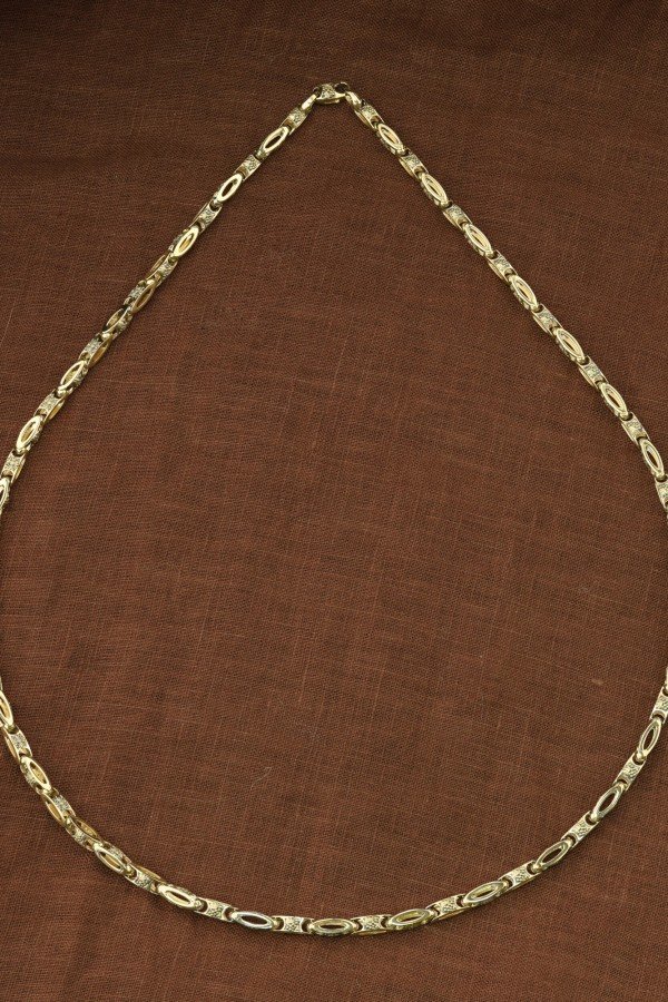 Цепь из лимонного золота