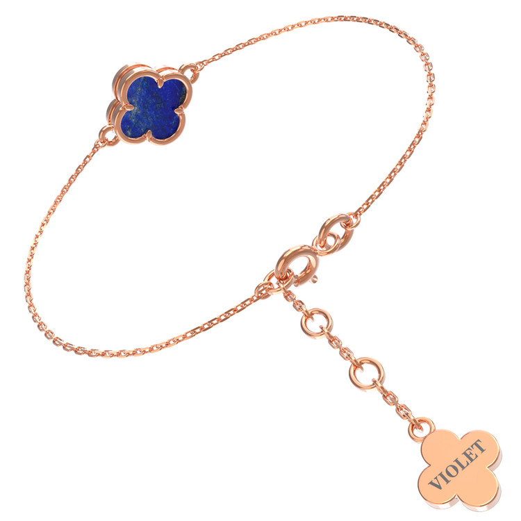 Браслет из золота c лазуритом