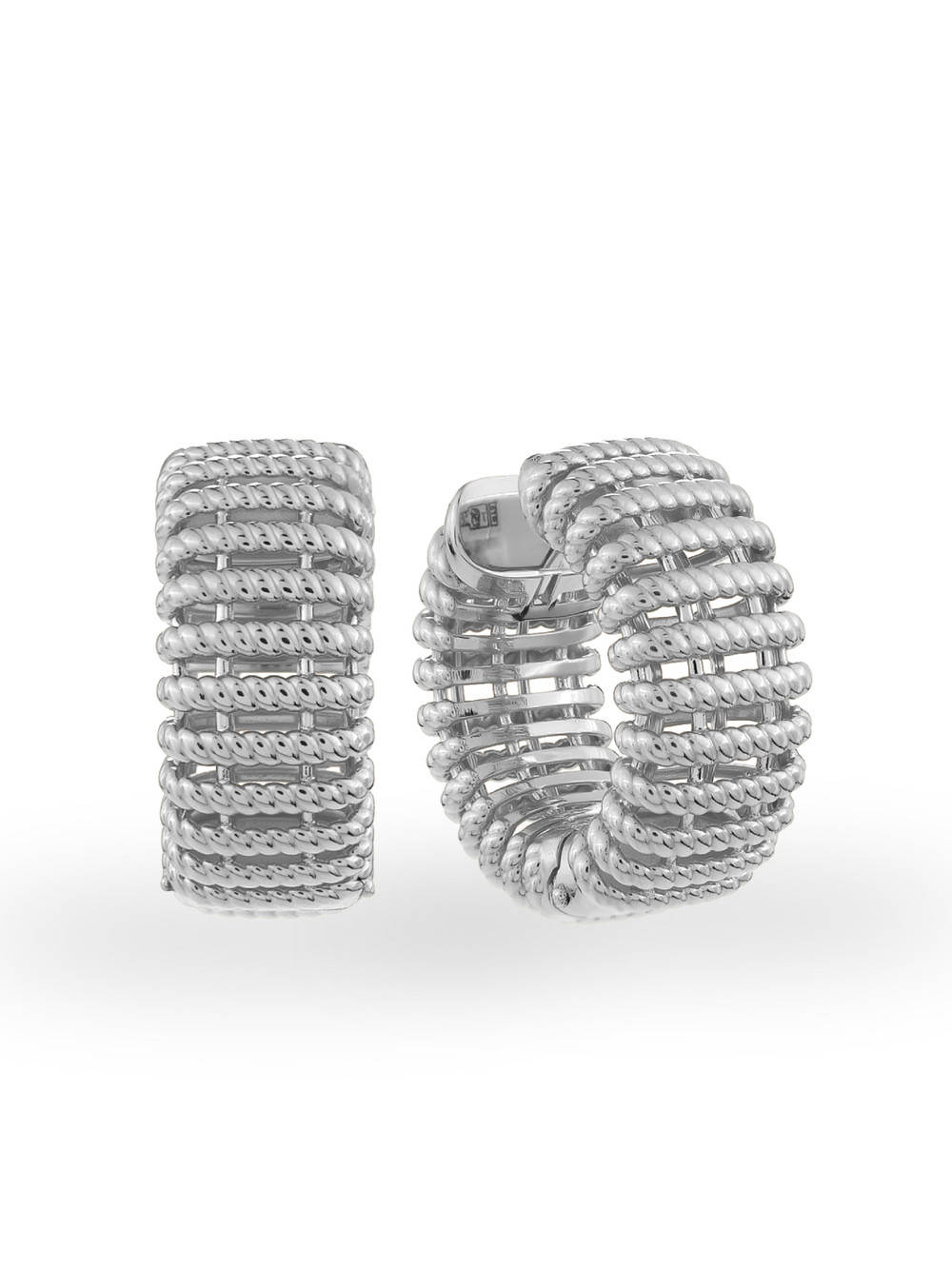 Серьги из белого золота