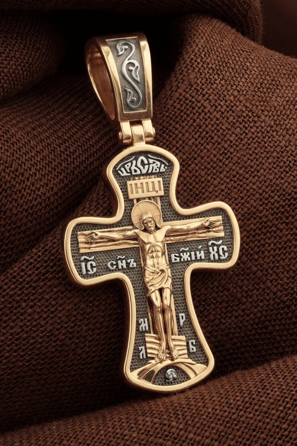 Крест из золота 585 пробы