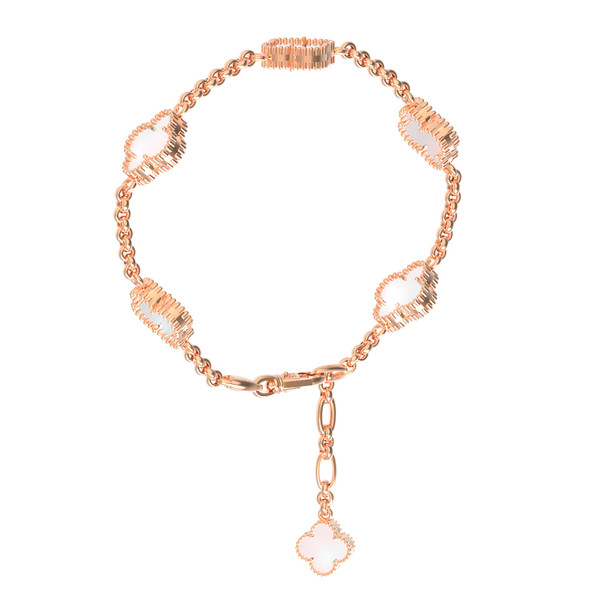 Браслет из золота c перламутром