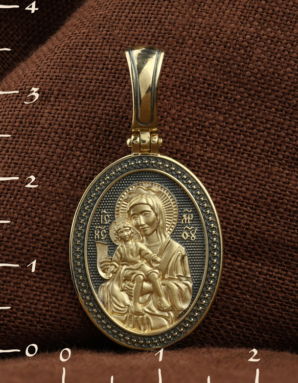 Образок из лимонного золота