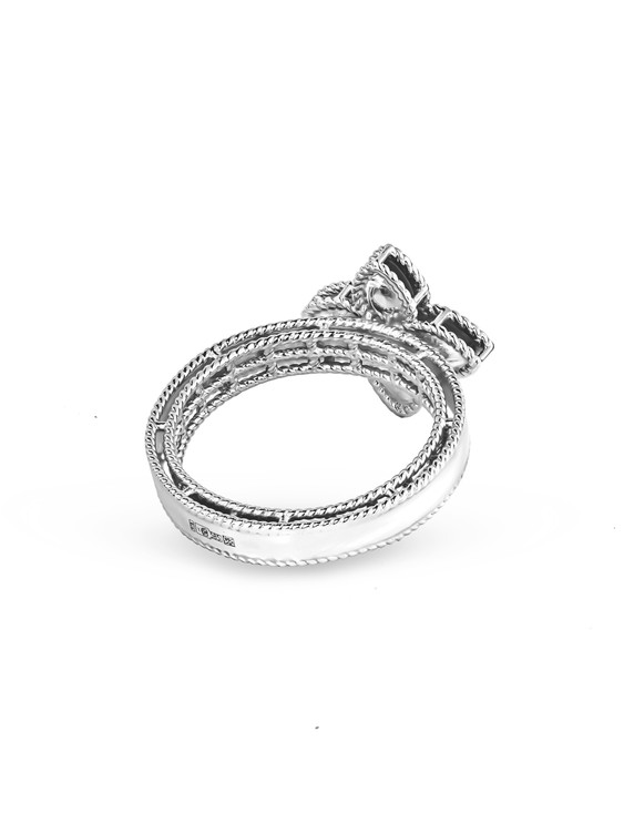 Кольцо из белого золота