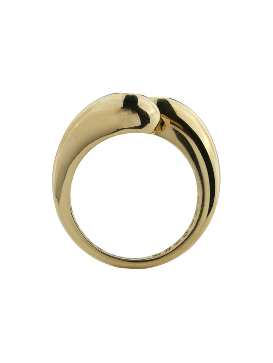Кольцо из лимонного золота