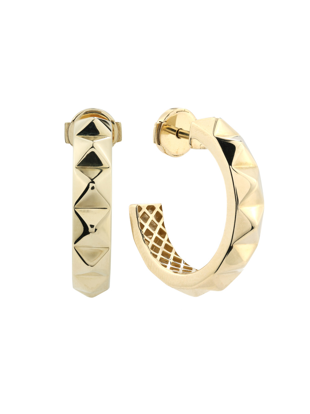 Серьги из лимонного золота